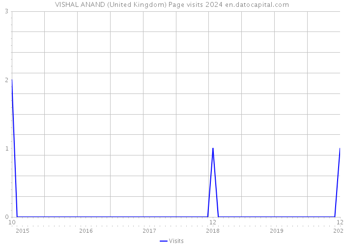 VISHAL ANAND (United Kingdom) Page visits 2024 