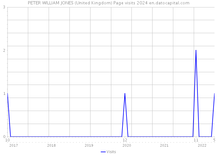 PETER WILLIAM JONES (United Kingdom) Page visits 2024 