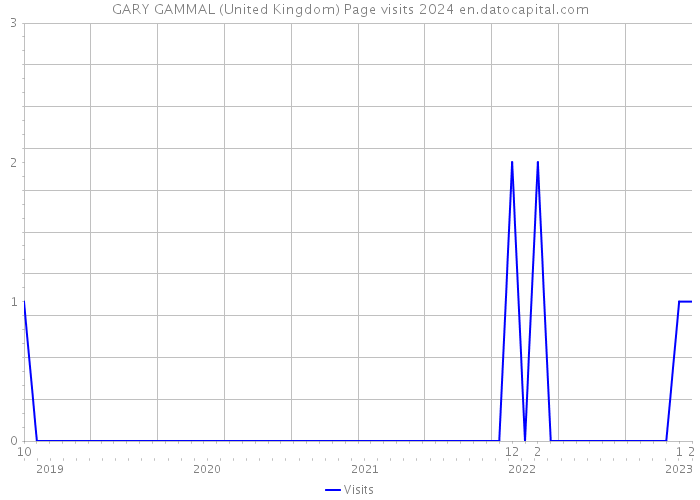 GARY GAMMAL (United Kingdom) Page visits 2024 
