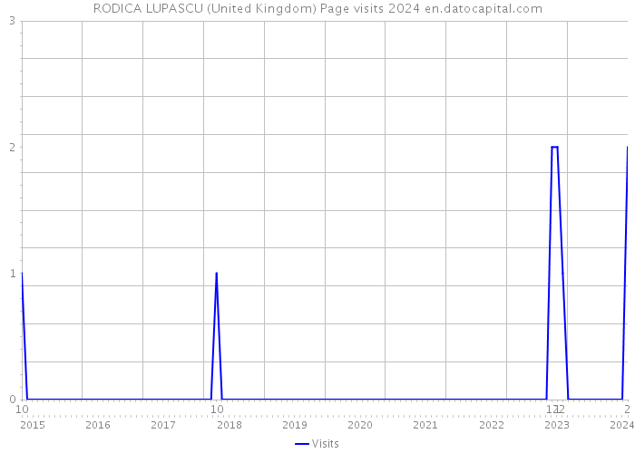 RODICA LUPASCU (United Kingdom) Page visits 2024 