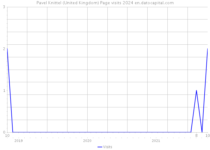 Pavel Knittel (United Kingdom) Page visits 2024 