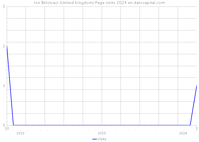 Ion Belotcaci (United Kingdom) Page visits 2024 