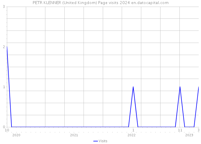 PETR KLENNER (United Kingdom) Page visits 2024 