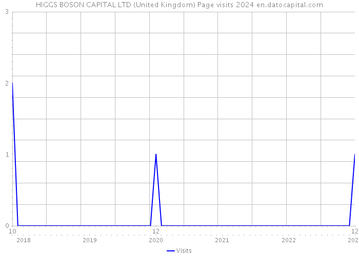 HIGGS BOSON CAPITAL LTD (United Kingdom) Page visits 2024 