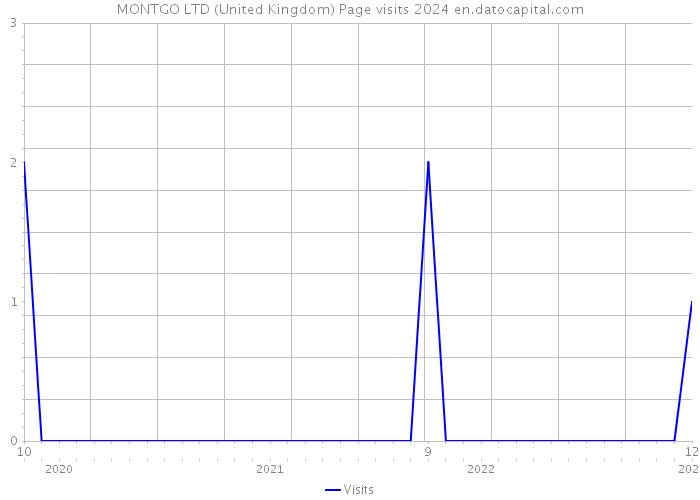 MONTGO LTD (United Kingdom) Page visits 2024 