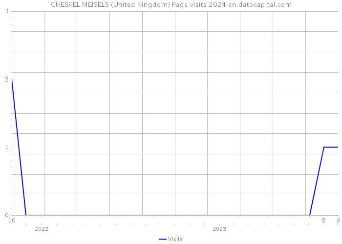 CHESKEL MEISELS (United Kingdom) Page visits 2024 
