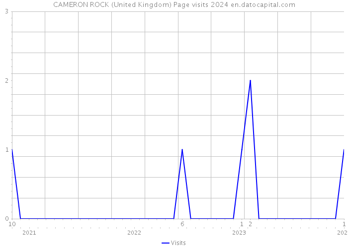 CAMERON ROCK (United Kingdom) Page visits 2024 