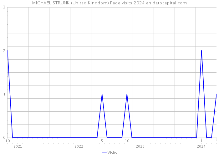 MICHAEL STRUNK (United Kingdom) Page visits 2024 
