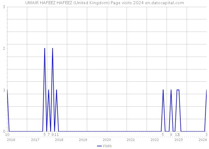 UMAIR HAFEEZ HAFEEZ (United Kingdom) Page visits 2024 