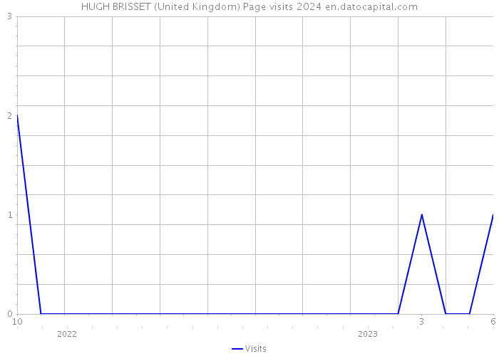 HUGH BRISSET (United Kingdom) Page visits 2024 
