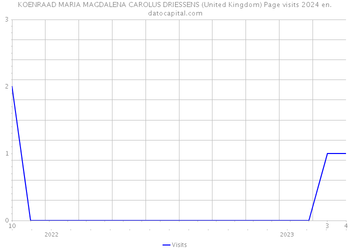 KOENRAAD MARIA MAGDALENA CAROLUS DRIESSENS (United Kingdom) Page visits 2024 