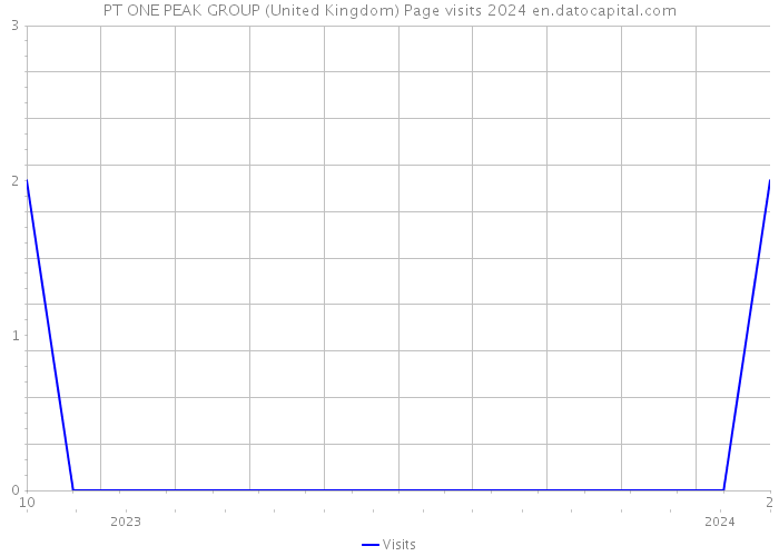 PT ONE PEAK GROUP (United Kingdom) Page visits 2024 