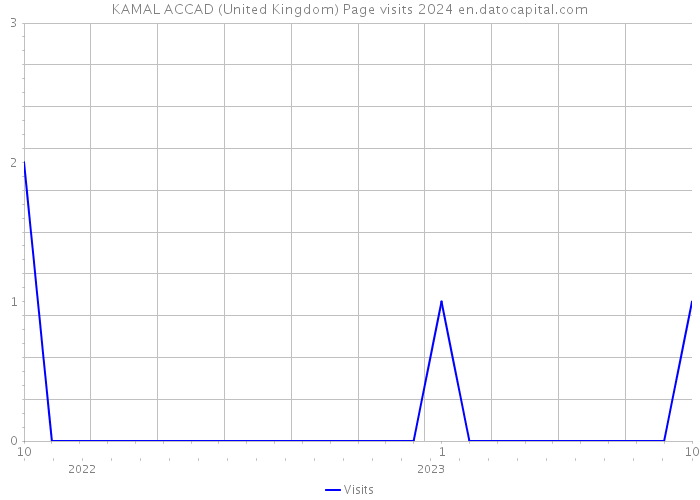 KAMAL ACCAD (United Kingdom) Page visits 2024 