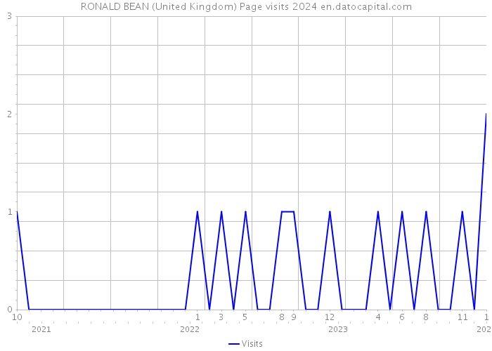 RONALD BEAN (United Kingdom) Page visits 2024 