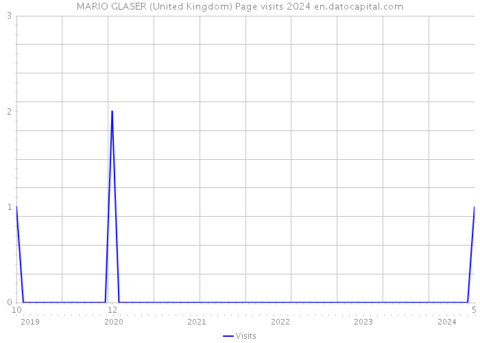 MARIO GLASER (United Kingdom) Page visits 2024 