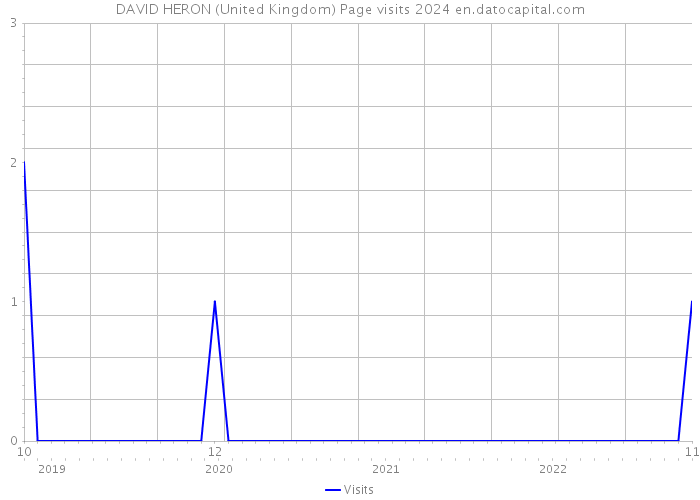 DAVID HERON (United Kingdom) Page visits 2024 