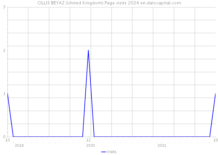CILLIS BEYAZ (United Kingdom) Page visits 2024 