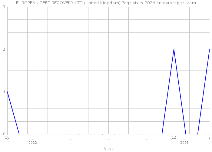 EUROPEAN DEBT RECOVERY LTD (United Kingdom) Page visits 2024 
