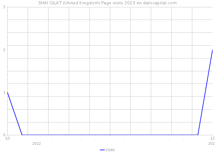 SHAI GILAT (United Kingdom) Page visits 2023 