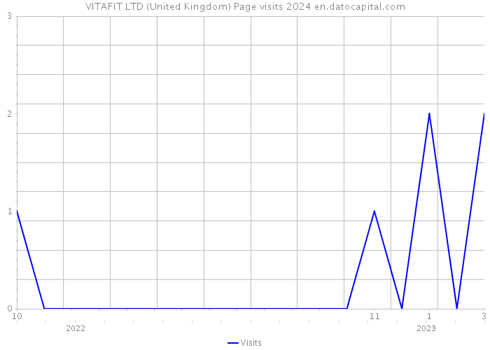 VITAFIT LTD (United Kingdom) Page visits 2024 