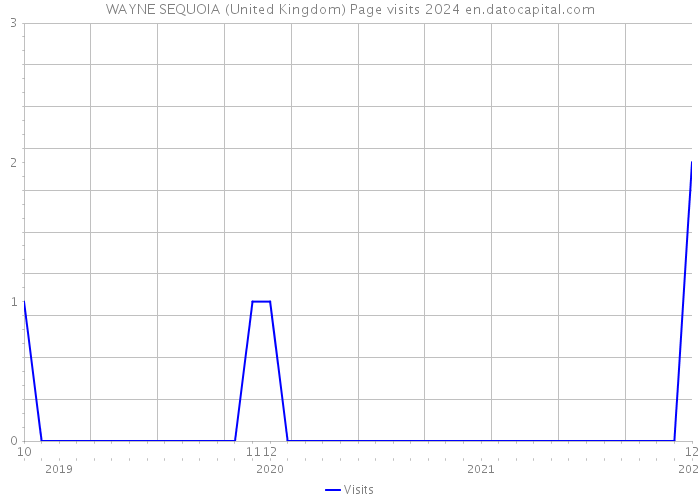 WAYNE SEQUOIA (United Kingdom) Page visits 2024 