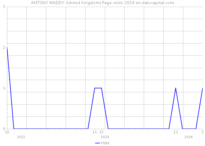 ANTONY MADDY (United Kingdom) Page visits 2024 