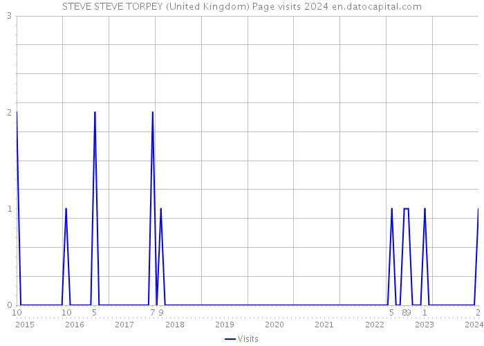 STEVE STEVE TORPEY (United Kingdom) Page visits 2024 