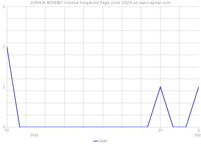 JOSHUA BONNEY (United Kingdom) Page visits 2024 