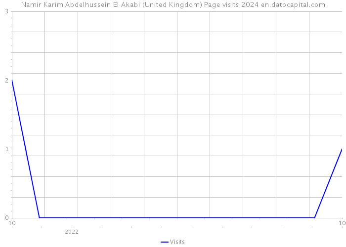 Namir Karim Abdelhussein El Akabi (United Kingdom) Page visits 2024 