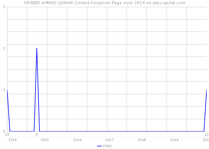 NASEER AHMAD QAMAR (United Kingdom) Page visits 2024 