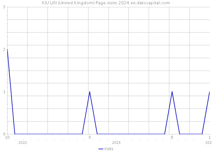 KIU LIN (United Kingdom) Page visits 2024 