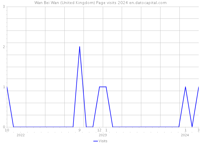 Wan Bei Wan (United Kingdom) Page visits 2024 