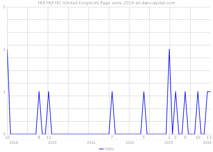 HUI HUI NG (United Kingdom) Page visits 2024 