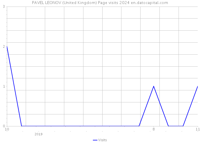 PAVEL LEONOV (United Kingdom) Page visits 2024 