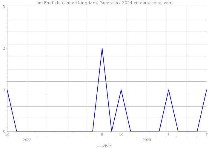 Ian Endfield (United Kingdom) Page visits 2024 