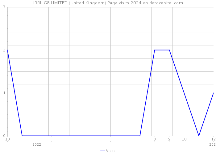 IRRI-G8 LIMITED (United Kingdom) Page visits 2024 