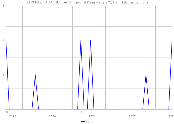 SARFRAZ NADAT (United Kingdom) Page visits 2024 