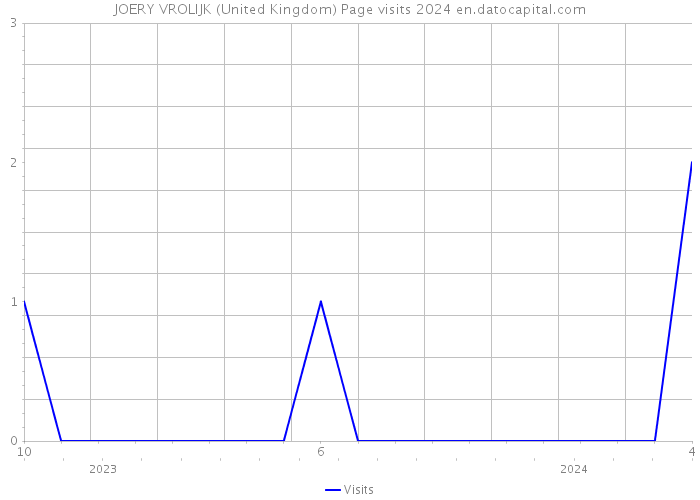 JOERY VROLIJK (United Kingdom) Page visits 2024 