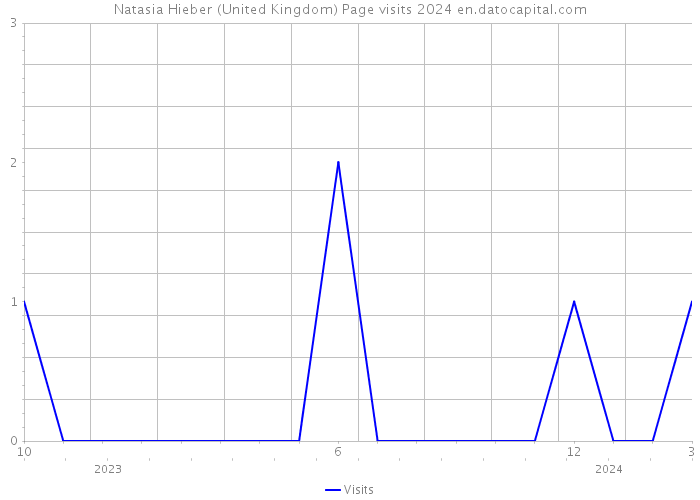 Natasia Hieber (United Kingdom) Page visits 2024 