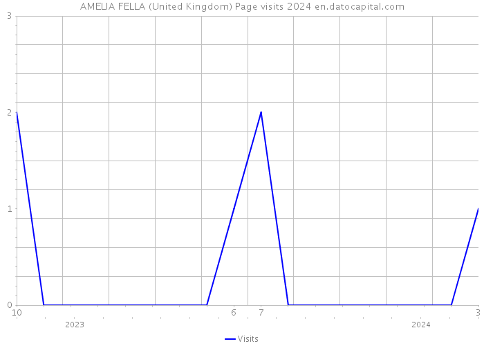 AMELIA FELLA (United Kingdom) Page visits 2024 