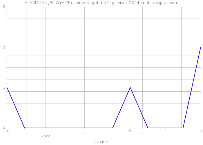 ALARIC IAN JEX WYATT (United Kingdom) Page visits 2024 