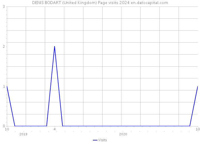 DENIS BODART (United Kingdom) Page visits 2024 