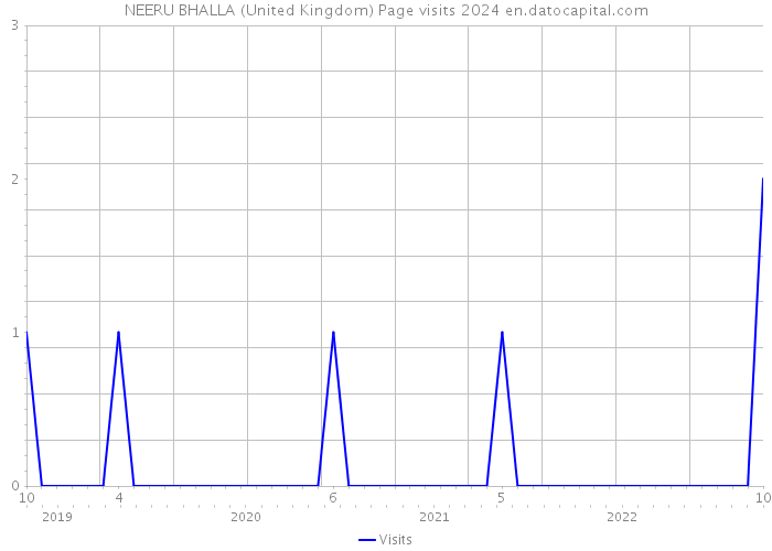 NEERU BHALLA (United Kingdom) Page visits 2024 