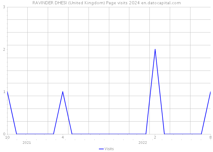 RAVINDER DHESI (United Kingdom) Page visits 2024 