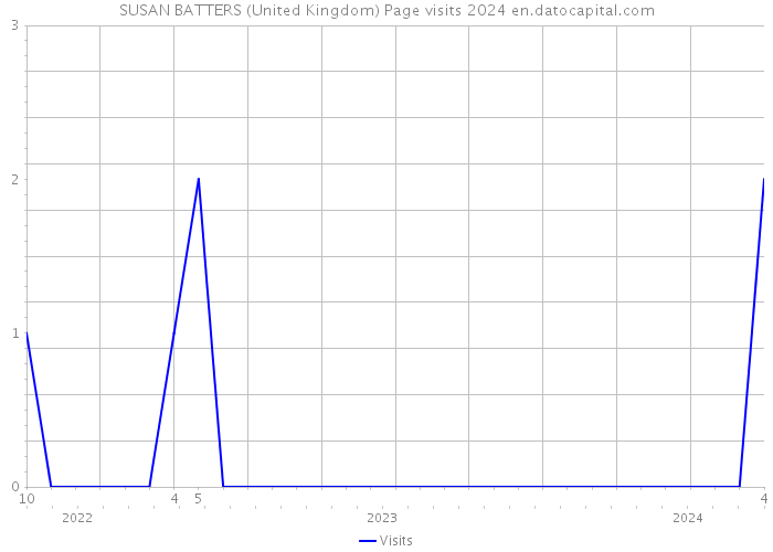 SUSAN BATTERS (United Kingdom) Page visits 2024 