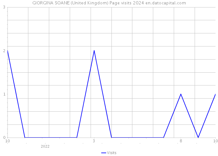 GIORGINA SOANE (United Kingdom) Page visits 2024 