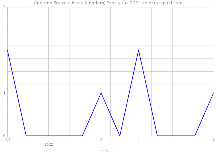 Ann Ann Brown (United Kingdom) Page visits 2024 