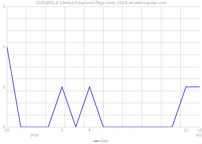 GUOQING JI (United Kingdom) Page visits 2024 