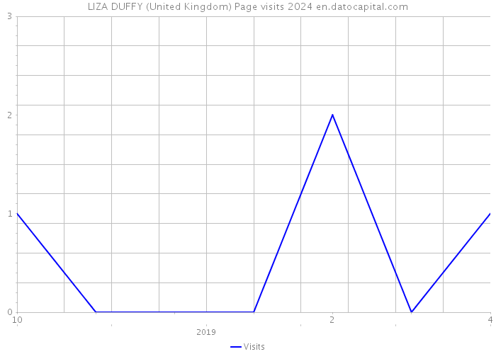 LIZA DUFFY (United Kingdom) Page visits 2024 