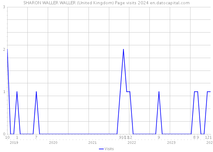 SHARON WALLER WALLER (United Kingdom) Page visits 2024 
